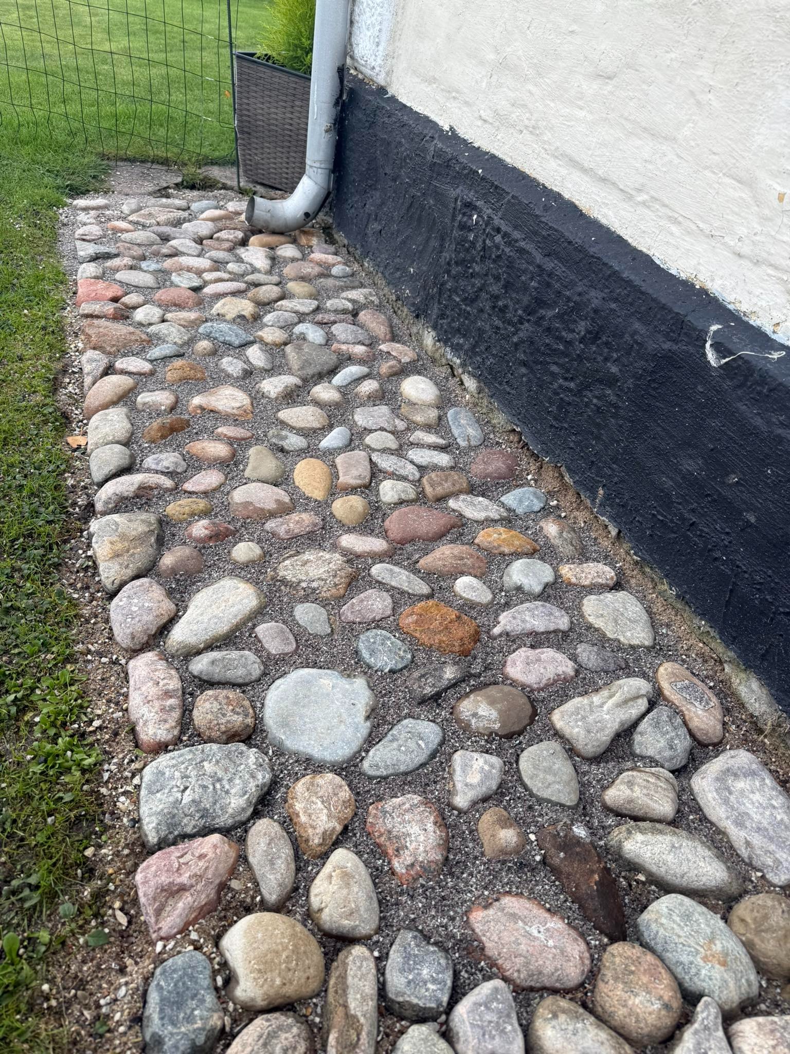 Støttemur detalje